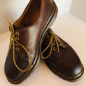 Dr. Martens Women’s Brown Leather Oxfords